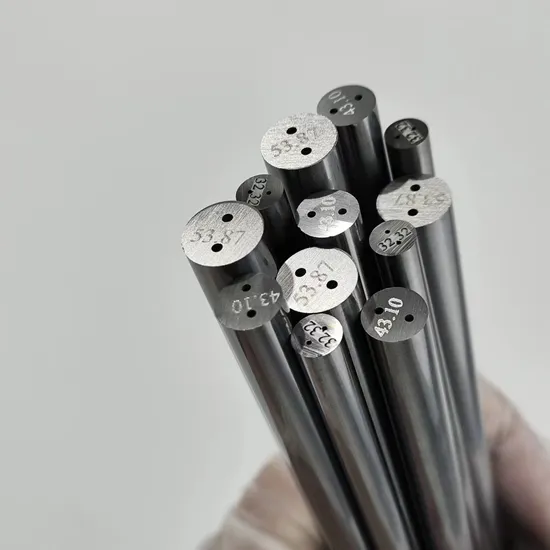 Tungsten Carbide Rod with 2 Coolant Holes 30° Helix