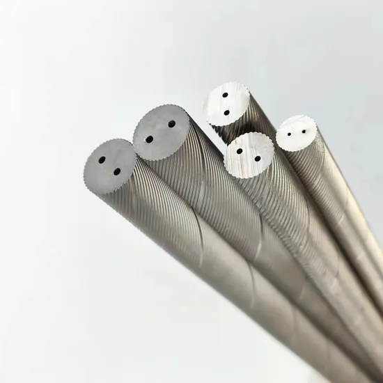 Helical Coolant Holes Tungsten Carbide Rod Blanks