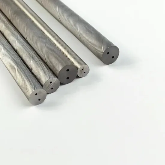 Helical Coolant Holes Tungsten Carbide Rod Blanks