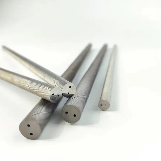 Helical Coolant Holes Tungsten Carbide Rod Blanks